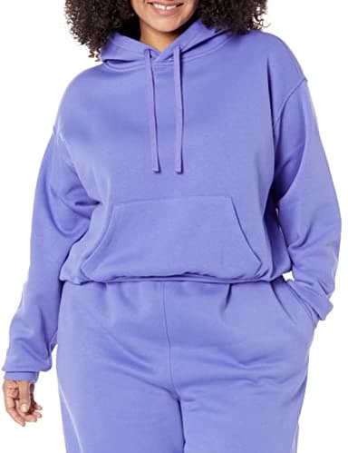 Amazon Essentials Womens Hoodies - Crop Pullover Sweatshirt (Available in Plus Size), Purple Blue, Small - Image 5