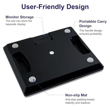 TIPRE Digital Shipping Postal Scale 0.5 oz High Accuracy! 440lb Commercial Weight Scale for Package, Small Business, Mail, Warehouse, Home, Battery & Charging Cable Included - Image 7