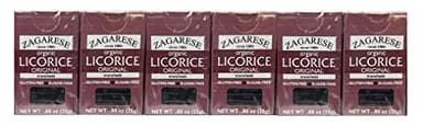 Zagarese Organic Licorice, Original flavor, 0.88 ounce flip top box, Set of 6. - Image 1
