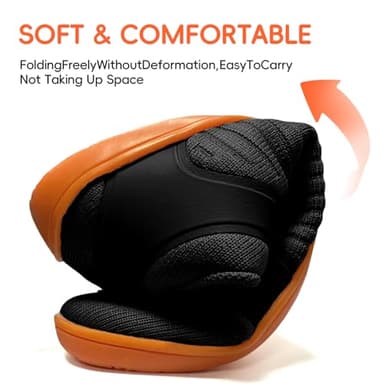 ABCDZZ Barefoot Shoes for Women Wide Toe Box Minimalist Sneakers Zero Drop Sole Lightweight Trail Running Shoes, Black, 9W - Image 7