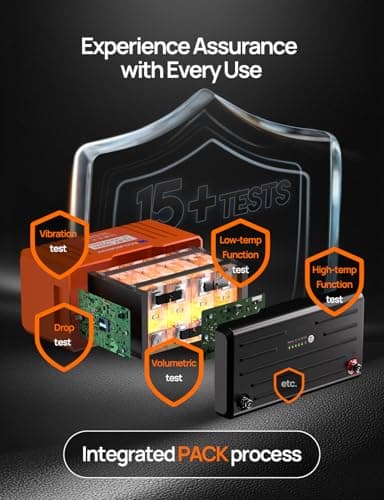 ECO-WORTHY 12V 100AH LiFePO4 Lithium Battery with SOC Display, Upgrade 2.0 with built-in Bluetooth, 100A BMS with Low-Temp Protection, Suitable for RV, Camping, Solar Off-Grid trolling motor - Image 8