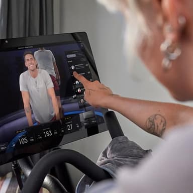 Original Peloton Bike | Indoor Stationary Exercise Bike with Immersive 22" HD Touchscreen (Updated Seat Post) - Image 3
