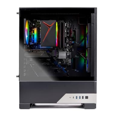 Skytech Gaming Nebula 2 Gaming PC, AMD Ryzen 5 5500 3.6GHz, NVIDIA RTX 5060, 1TB NVMe SSD, 16GB DDR4 RAM 3200, 650W Gold PSU, Wi-Fi, Win 11, Gaming Desktop - Image 2