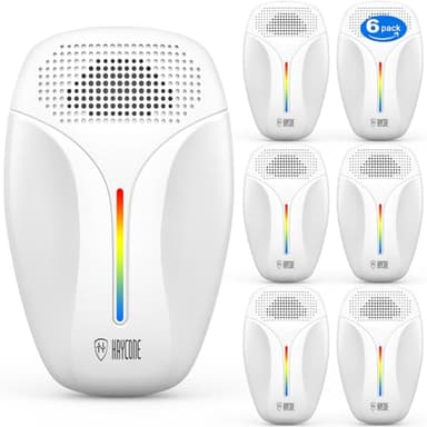 2024 Upgraded Ultrasonic Repeller & Insect Indoor Repeller,Ultrasonic and Repellent for Roach,Rodent,Mouse,Bugs,Mosquito,Mice,Spider,Ant,3 Mode Switching,6 Packs - Image 1