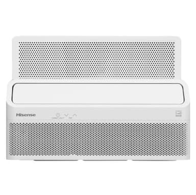 Hisense 8,000 BTU Smart Inverter Window Air Conditioner Easy Install Bracket, Up to 350 Sq Ft, Ultra-Slim Profile, 3 Speed, 700W, 4‑Way Air Direction HLAW0825TW (Renewed) - Image 7
