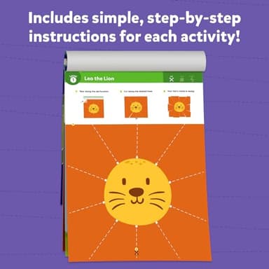 Skillmatics Scissor Skills Activity Book - Snip Snip, 25 Fun Cutting & Creative Activities for Preschoolers, 2 Child-Safe Scissors, Fine Motor Skills, Felt Craft Kit, Gifts for Kids Ages 3, 4, 5, 6, 7 - Image 7