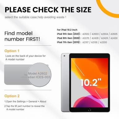 Timecity Case for iPad 9th/ 8th/ 7th Generation 10.2 inch - Heavy Duty Protective Cover with Screen Protector, Rotating Stand, Shoulder Strap & Pencil Holder | Kids-Friendly (Pink Camo) - Image 2