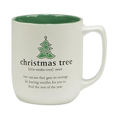 Certified International Christmas Fun Green Sayings 16 oz. Mugs, Set of 6 Assorted Designs - Image 6