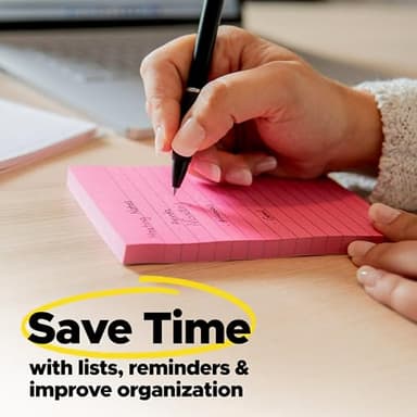 Post-it Super Sticky Notes, 24 Sticky Note Pads, 3 x 3 in., School Supplies, Office Products, 2X The Sticking Power, Supernova Neons Collection - Image 9