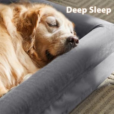 WNPETHOME Orthopedic Dog Bed for Large Dogs – XL Washable Pet Bed with Waterproof Cover, Bolstered Sides & Anti-Slip Base – Premium Plush Dog Couch for Indoor Use, Comfort & Joint Relief - Image 3