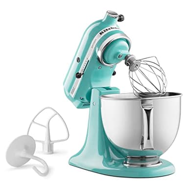 KitchenAid Artisan Series 5 Quart Tilt Head Stand Mixer with Pouring Shield KSM150PS, Aqua Sky - Image 3