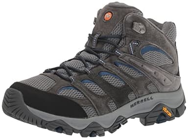 Merrell Men's Moab 3 Mid Hiking Boot, Granite, 9.5 Wide - Image 1