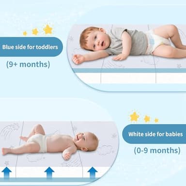 VRSHOAT Trifold Pack and Play Mattress 38"x26", Double-Layer Pack N Play Mattresses for Baby Toddler with Waterproof Washable Breathable Cover, Portable Mini Crib Mattress for Playpen - Image 7