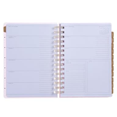russell+hazel 2025 Spiral Blush Weekly Planner, 12 Month Calendar (January 2025 – December 2025), 5.875" x 8.25” (100620) - Image 4