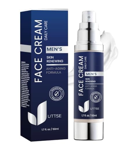 6-in-1 Face Cream for Men: Anti Aging & Wrinkle Cream for Men with Collagen, Hyaluronic Acid, Vitamins E & B, Shea Butter - Dark Spots Remover & Eye Bags Treatment - 1.7 oz. - Image 1