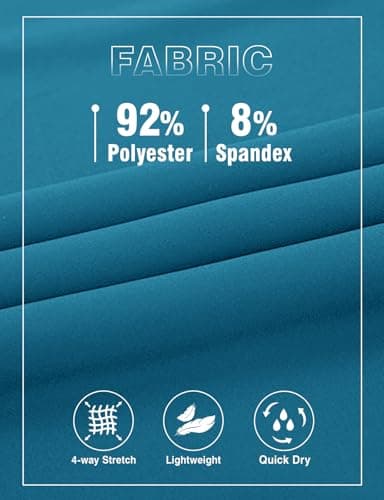 TBMPOY Men's Travel Hiking Pants Lightweight Athletic Pant Quick Dry Windbreaker Fishing Running Active Jogger Indigo XL - Image 4