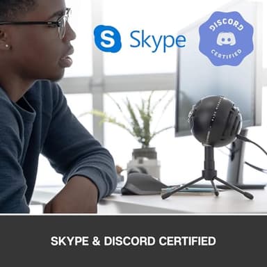 Logitech for Creators Blue Snowball iCE USB Microphone - Black (Renewed) - Image 4