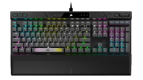 CORSAIR K70 MAX RGB Magnetic Mechanical Wired Gaming Keyboard – MGX Adjustable Switches, Simultaneous SOCD and Rapid Trigger, PBT Double-Shot Keycaps, Sound Dampening, 8000Hz Polling, QWERTY NA, Black - Image 1