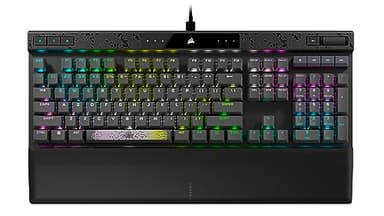 CORSAIR K70 MAX RGB Magnetic Mechanical Wired Gaming Keyboard – MGX Adjustable Switches, Simultaneous SOCD and Rapid Trigger, PBT Double-Shot Keycaps, Sound Dampening, 8000Hz Polling, QWERTY NA, Black - Image 1