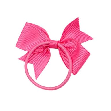 Baby Hair Ties with Bows,50pcs 2inch Baby Hair Bows Durable Rubber Bands Ponytail Holders Toddler Essential Hair Accessories for Infants Baby Girls in Pairs - Image 8