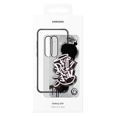 Samsung Galaxy S25+ Flipsuit Rugged Phone Case, Protective Cover, Shockproof, Durable Design, Included Interactive Card Syncs with Screen, US Version, EF-JS936CBEGUS, Black - Image 7