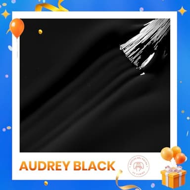 Beetles Black Gel Polish, 1 Pcs 15ml Audrey Black Nail Polish Color Gel Nail Polish Halloween Nails Soak Off Art Manicure Salon DIY Uv Lamp Nail Design Decoration at Home - Image 2