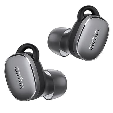 EarFun Free Pro 3 Noise Cancelling Wireless Earbuds, Hi-Res Sound, Snapdragon Sound with Qualcomm aptX™ Adaptive, 6 Mics ENC, Bluetooth 5.3 Earbuds, Multipoint Connection, Custom App, Wireless Charge - Image 1