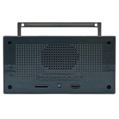 Bumpboxx MicroBoom Wearable Necklace Bluetooth Speaker Boombox | Bluetooth Portable Speaker | Gunmetal Grey (Renewed) - Image 3