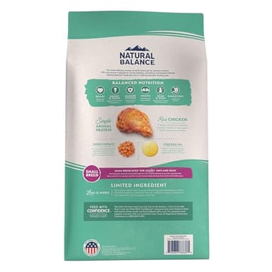 Natural Balance Limited Ingredient Small Breed Adult Grain-Free Dry Dog Food, Chicken & Sweet Potato Recipe, 4 Pound (Pack of 1) - Image 3