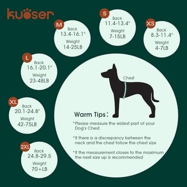 Kuoser Dog Surgery Recovery Suit, Recovery Suit for Female Male Dogs, Dog Onesie After Surgery Spay Neuter, Anti-Licking Pet Surgical Recovery Snugly Suit, Bodysuit for Abdominal Wounds Skin Disease - Image 2