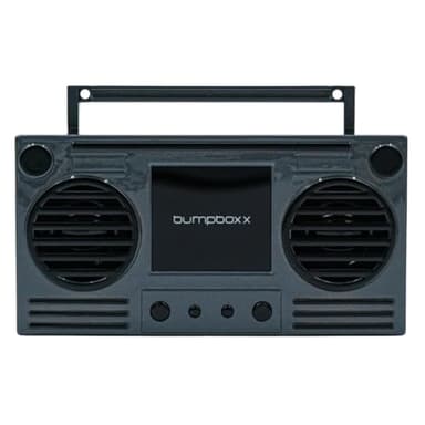 Bumpboxx MicroBoom Wearable Necklace Bluetooth Speaker Boombox | Bluetooth Portable Speaker | Gunmetal Grey (Renewed) - Image 2