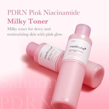 medicube PDRN Pink Niacinamide Milky Toner for Hydrating, Moisturizing, Soothing, Ceramide, Peptide, Glass Glow Skin, Korean Skincare | 150ml 5.07 fl. Oz. - Image 2