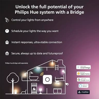 Philips Hue Indoor 10 Ft Smart LED Solo lightstrip Base Kit - 1 Pack - Control with Hue App - Compatible with Alexa, Google Assistant and Apple HomeKit - Image 7