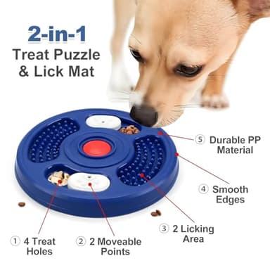Coileswet Lick Mats for Dogs – Dog Lick Pad for Peanut Butter, Anxiety Relief, Slow Feeder, and Mental Stimulation – Perfect Dog Lick Mat for Large Breeds, Puppies, and Crate Training - Image 2