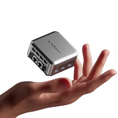 AOOSTAR Intel Twin Lake N150(Upgraded N100) Mini PC, Mini Desktop Computer with LPDDR5 12GB RAM 512GB M.2 2242 SSD, Mini Computers 4K Triple Display/Dual 2.5G LAN/WiFi5/BT5 for Office/Business - Image 1