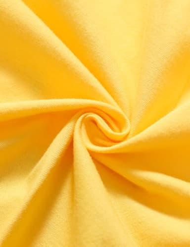 Toddler Little Girl's Summer Dresses Cotton Short Sleeve Sundress Clothes Outfits Casual Clothing Yellow Rainbow Size 6 - Image 7