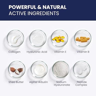 6-in-1 Face Cream for Men: Anti Aging & Wrinkle Cream for Men with Collagen, Hyaluronic Acid, Vitamins E & B, Shea Butter - Dark Spots Remover & Eye Bags Treatment - 1.7 oz. - Image 2