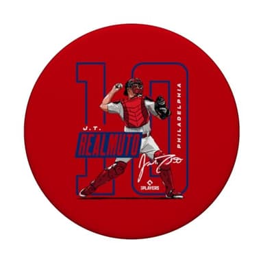 J.T. Realmuto | Philadelphia MLB Players League | MLBREA4013 PopSockets Adhesive PopGrip - Image 3