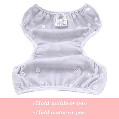 Babygoal Baby & Toddler Boy and Girl Swim Diapers, Reusable Adjustable Washable One Size Fits 6M-3T Gifts and Swimming Lessons 3 Pack 3ZSD07 - Image 6