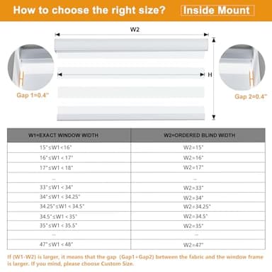 Persilux Cordless Zebra Blinds for Windows (58" W X 64" H, White) Free-Stop Roller Windows Shades Dual Layer Light Control for Day and Night, Light Filtering Sheer Shades for Home, Easy to Install - Image 7