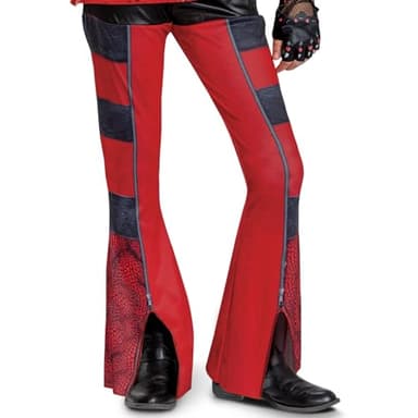 Descendants Red Deluxe Costume, Official Disney Descendants The Rise of Red Costume Jumpsuit, Wig not Included, Child Size (10-12) - Image 5