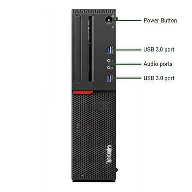 Lenovo ThinkCentre M700 SFF Desktop Computer PC with 24in FHD Monitor, M700 SFF Computer Core 6th Gen, 16GB RAM, 512GB SSD, DisplayPort, RJ-45, WiFi, Bluetooth, Windows 10 Pro (Renewed) - Image 4