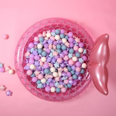 GOGOSO Ball Pit Balls for Toddlers Phthalate-Free BPA-Free Non-Toxic Crush Proof Soft Plastic Play Balls Baby Kids Shape Tent Pool Playhouse Playpen Party Decor, Pink+Purple+Blue,200PCS - Image 6