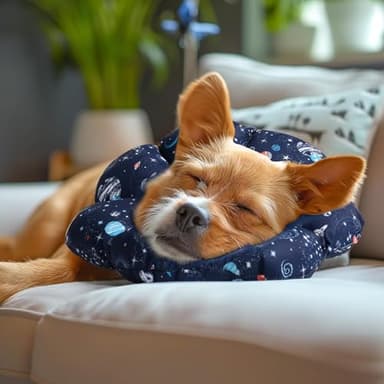 ComSaf Soft, Protective Adjustable Cat Cone Collar to Stop Licking After Surgery, Comfortable Lightweight Elizabethan Collar for Large Cat and Small Dog, Dog Recovery Collar Prevents Licking Wounds - Image 2