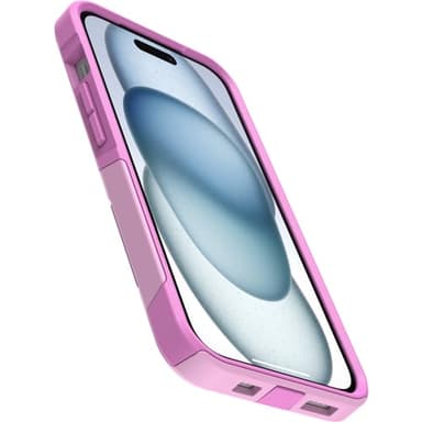 OtterBox iPhone 16e, 15, 14, & 13 Commuter Series Case - Run Wildflower (Pink), Slim & Tough, Pocket-Friendly, with Port Protection - Image 3