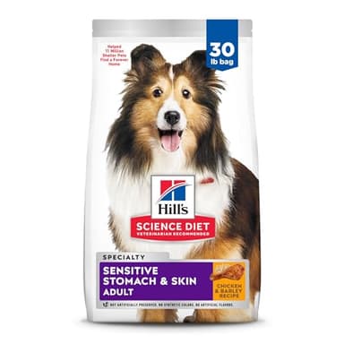 Hill's Science Diet Sensitive Stomach & Skin, Adult 1-6, Stomach & Skin Sensitivity Support, Dry Dog Food, Chicken Recipe, 30 lb Bag - Image 1