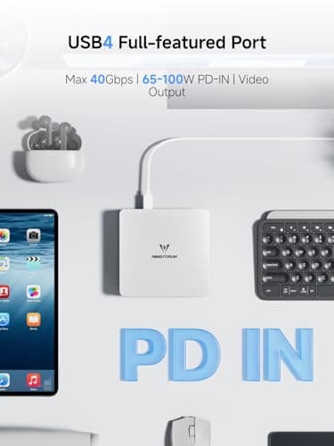 MINISFORUM UM880 Plus Mini PC AMD Ryzen 7 8845HS(8C/16T, up to 5.1GHz), 32GB DDR5 1TB PCIe4.0 SSD, HDMI+DP+USB4 Triple Outputs, OCuLink Port, 2.5G LAN, 5x USB Port, Radeon 780M Graphics Micro Computer - Image 6