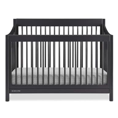 Delta Children Brooks 6-in-1 Convertible Crib - Greenguard Gold Certified, Midnight Grey - Image 14