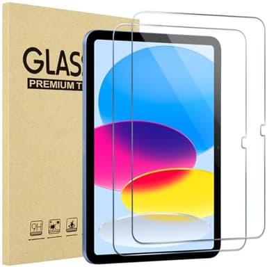 ProCase 2 Pack Screen Protector for iPad A16 2025 11th/10th 2022 Generation (11-inch/10.9), Tempered Glass Film Guard -Clear - Image 1