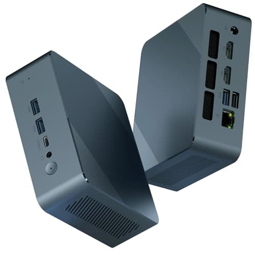 Getorli Mini PC, AMD 3550H(Max 3.7GHz), Mini Computers 32GB DDR4 RAM 1TB SSD, Mini Desktop Computer 4K 60Hz Displays/Dual HDMI/Type-C&USB3.2 Ports/LAN RJ45/WiFi 5/BT5.0 for Home/Office/Business - Image 1